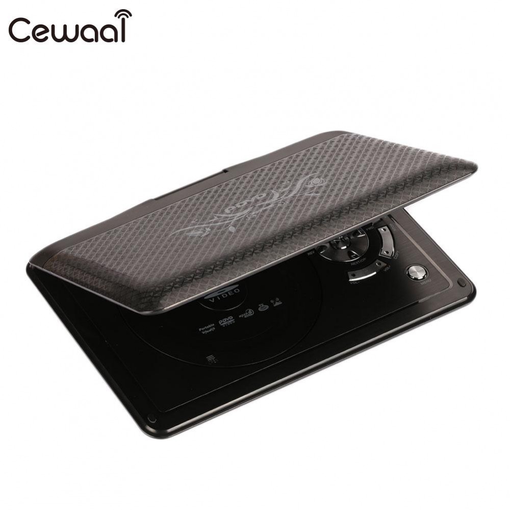 Mini 9inch LCD 720P EVD DVD Media Player Portable Support U Disk SD Card