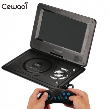 Mini 9inch LCD 720P EVD DVD Media Player Portable Support U Disk SD Card