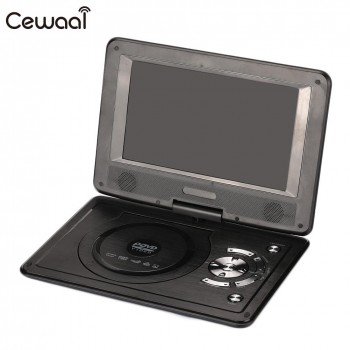Mini 9inch LCD 720P EVD DVD Media Player Portable Support U Disk SD Card