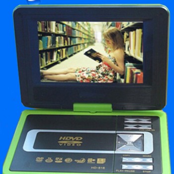 9.8 inch Portable DVD VCD Players with 3D Functions FM Radio Analog TV MP4 MP3Support USB Port,SD Card Play Freeshipping