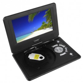 9.8 inch Portable DVD Player 270 Degree Swivel LCD Screen Rechargeable Car TV DVD Intelligent power-off memory Multi Language