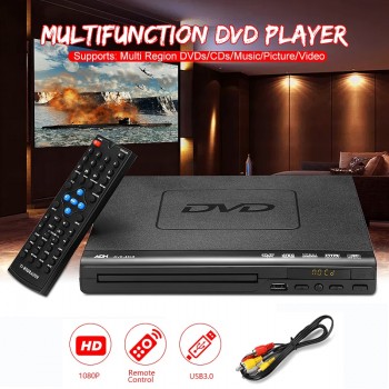 110V-240V USB Portable Multiple Playback DVD Player ADH DVD CD SVCD VCD Disc Player Home Theatre System With Romote Control