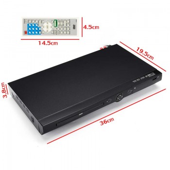 110V-240V USB Portable Multiple Playback DVD Player ADH DVD CD SVCD VCD Disc Player Home Theatre System With Romote Control