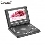 7.0 HD LCD Portable DVD Player Swivel Screen Radio with In Car Charger
