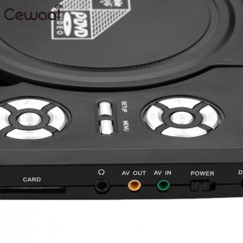 7.0 HD LCD Portable DVD Player Swivel Screen Radio with In Car Charger