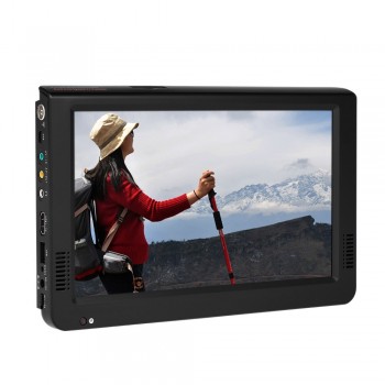 D10 10.1 Inch Portable Multimedia Player DVB-T2 Receiver DTV ATV FM Radio PVR Built-in Speakers HD VGA Input AV IN OUT SD Card