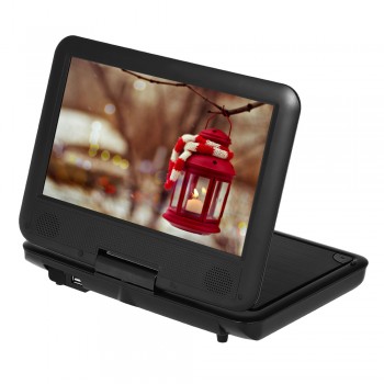 Docooler Portable DVD Player NS-915 9.5 Inch Swivel Screen Digital Multimedia Player Support SD / U Drive / AV IN amp; OUT/ Gamepad