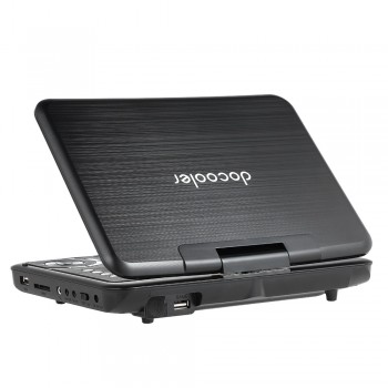 Docooler Portable DVD Player NS-915 9.5 Inch Swivel Screen Digital Multimedia Player Support SD / U Drive / AV IN amp; OUT/ Gamepad