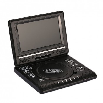 7inch LCD Screen Display HD VCD EVD DVD Media Player Support U Disk EU Plug