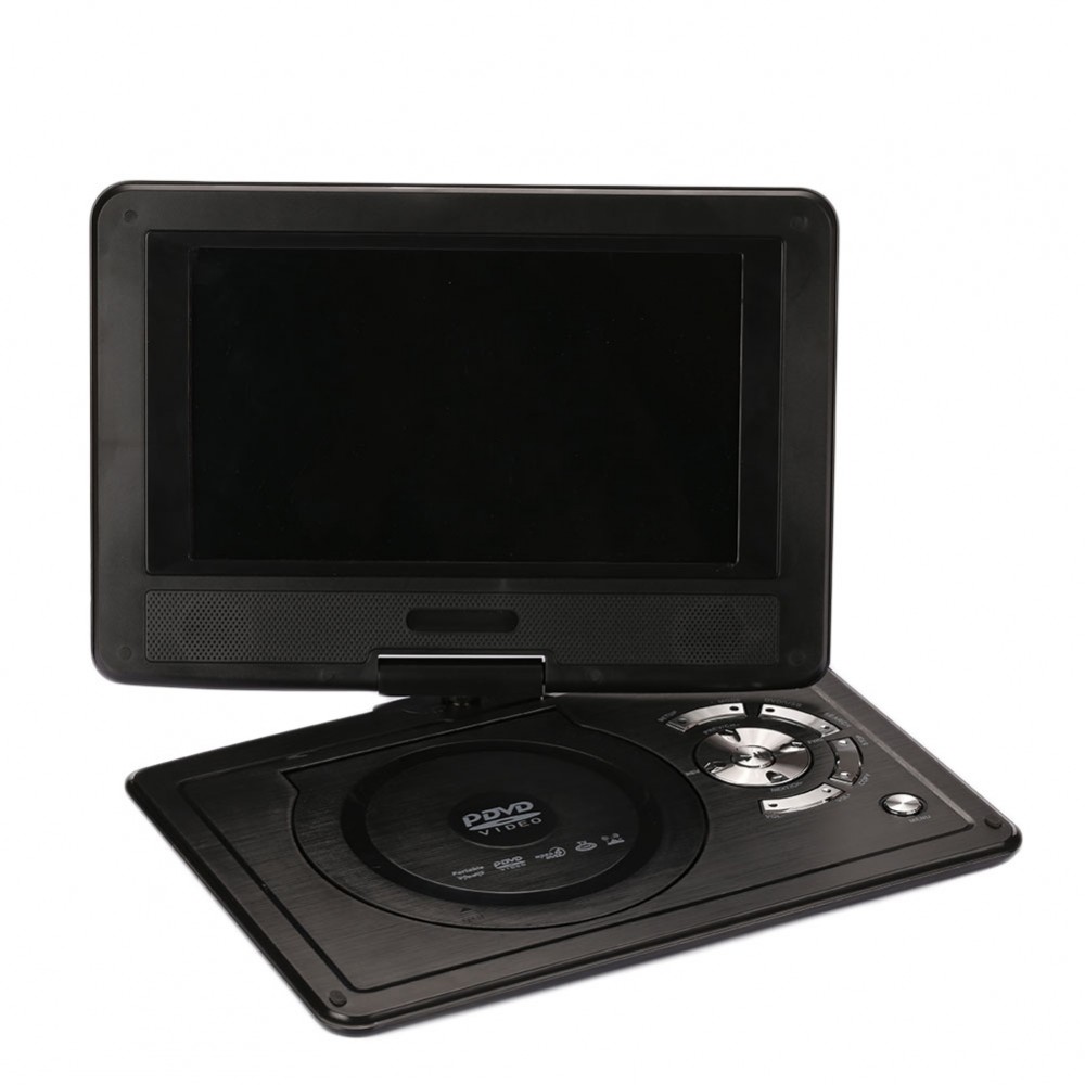 9 LCD Display 720P HD VCD EVD DVD Media Player EU Plug Portable Support U Disk