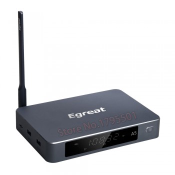 Egreat A5 4K UHD Media Player with HDR Blu-ray Hard Disk Player ISO Playback Navigation Menu Android 5.1 TV Box Spt DOLBY BD-ISO