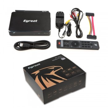 Egreat A5 4K UHD Media Player with HDR Blu-ray Hard Disk Player ISO Playback Navigation Menu Android 5.1 TV Box Spt DOLBY BD-ISO