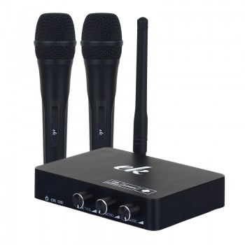 JEDX K2 Wireless Mini Family Home Karaoke Echo System Singing Machine Box Karaoke Players USB Audio for Android TV Box PC Phones