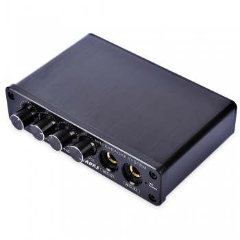New A933 Mini Karaoke Machine System Sound Mixer Amplifier 12V W/ RCA In and Out Cable For PC Cellphone TV DJ with US/EU/AU plug