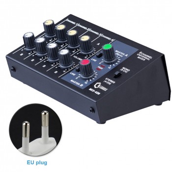 Microphone Sound 8 Channel Universal Panel Adjusting Mixer Karaoke Digital Mixing Console Stereo