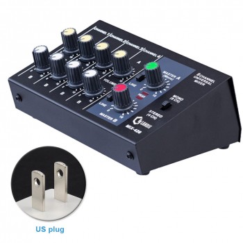 Microphone Sound 8 Channel Universal Panel Adjusting Mixer Karaoke Digital Mixing Console Stereo