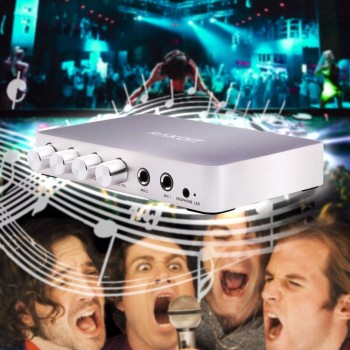 JEDX KM200 HDMI Karaoke Mini Family Home Karaoke Echo System Singing Machine Box Karaoke Players for Android TV Box PC Phones