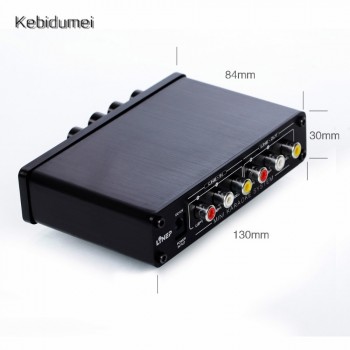 kebidumei Hot A933 Karaoke Machine System Sound Mixer Amplifier 12V W/ RCA In and Out Cable For PC Cellphone TV DJ Mini