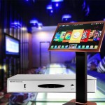 HD-HYNUDAL Home KTV HD Karaoke Player 4TB HDD Chinese Sing Machine with 80K Songs+Touch Screen+2 Wireless Microphone