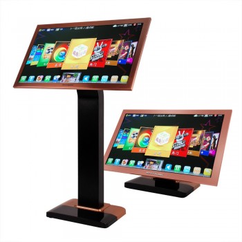 HD-HYNUDAL Home KTV HD Karaoke Player 4TB HDD Chinese Sing Machine with 80K Songs+Touch Screen+2 Wireless Microphone