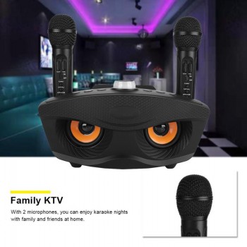Portable KTV Karaoke Music Player Home Wireless Amplifier Player with Microphone Support TF Card AUX