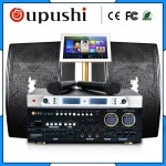 Family Karaoke Party ktv  player system + 2T+ 19  touch screen w / song +  power amplifier +speaker/audio/Sound/horn+micphone
