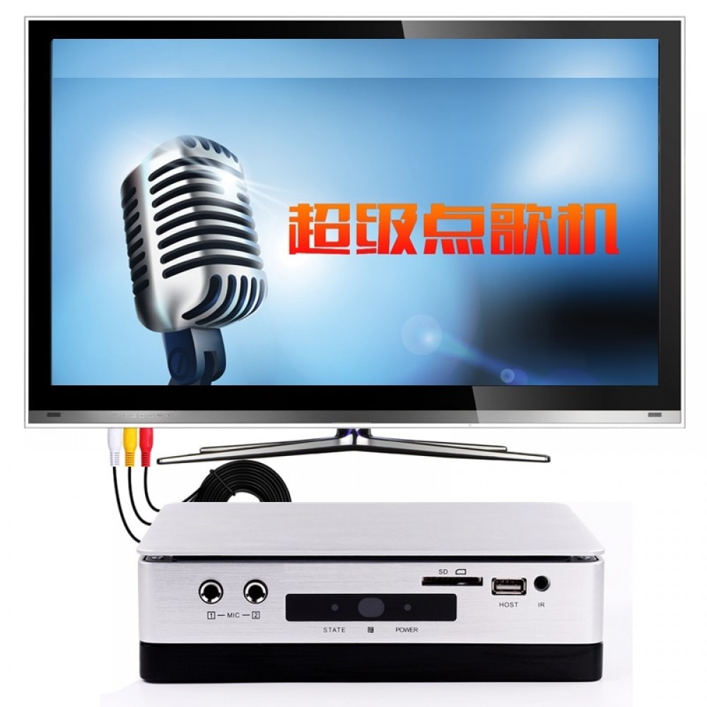 GymSong  HD-Hynudal Home KTV Karaoke System Machine Hard Drive Karaoke player 2TB HDD 42K Chinese/English Songs DHL/UPS