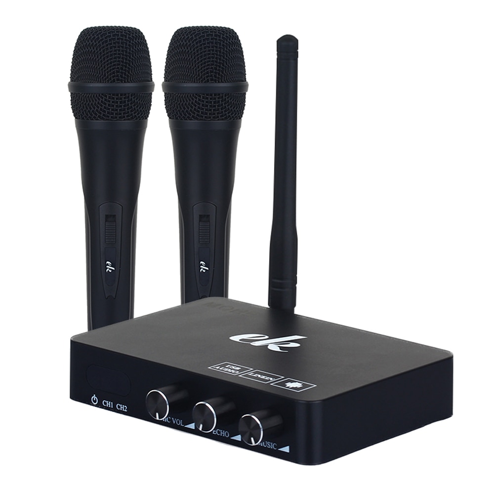 5 sets/lot K2 Home Mini Wireless Karaoke Echo Aduio Sound Mixer System Singing Machine for Android TV Box PC Mobile Phone