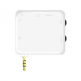 White Mini Karaoke Player Best Buy For iPad tablet PC Android Smart phone,Sound mixer free 2 microphone and Free shipping!