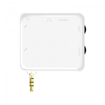 White Mini Karaoke Player Best Buy For iPad tablet PC Android Smart phone,Sound mixer free 2 microphone and Free shipping!