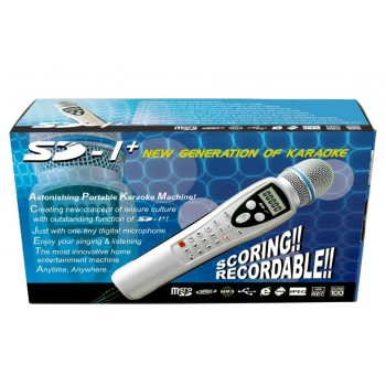 Thai English MTV  Karaoke Machine Magic Karaoke Microphone System, Portable Sing Machine. One step add more song.