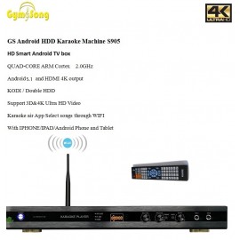2017 GymSong S905 home ktv karaoke machine system with HD system vietnamese songs 8876E Karaoke