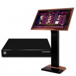 HD-HYNUDAL Professional HDD Karaoke Machine Home KTV Player 4TB HDD Player with 80K Songs 21.5Touch Screen+2pcs Wireless Mic
