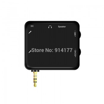 Newest White Portable Karaoke Sound Converter Karaoke Echo Converter MIxer  for Smart Phone/Tablet PC/Smart TV Free 2 microphone