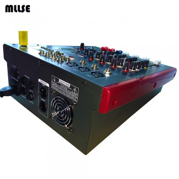 5 Channel Amplifier Audio Mixer DJ Console Mixing Mezcladora De DJ MX502D For Karaoke 500W