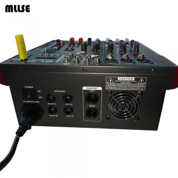 5 Channel Amplifier Audio Mixer DJ Console Mixing Mezcladora De DJ MX502D For Karaoke 500W