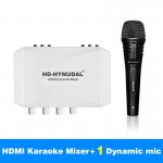 Family Karaoke System Mic Singing Machine Equipment Sound Mixer Computer Recording Songs for PC TV DVD Player