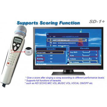 English Magic Karaoke Sing Player Micorphone Karaoke high-end 8GB Song card+FreeShip+Easy Record Add Delete More Songs