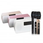 N-200 Mobile KTV Karaoke Microphone Player Wireless Condenser Mic Speaker Home KTV Singing with Wireless Speaker