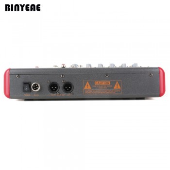 9 Channel Powered DJ Mixeur Perfect for Karaoke Mixing,Studio Soundboard with 500W Amplifier Built-in PMR906