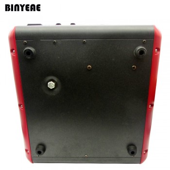 9 Channel Powered DJ Mixeur Perfect for Karaoke Mixing,Studio Soundboard with 500W Amplifier Built-in PMR906