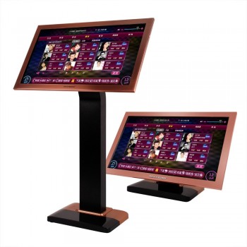 HD-HYNUDAL Professional HDD Karaoke Machine Home KTV Player 2TB HDD Player with 40K Songs 21.5Touch Screen+2pcs Wireless Mic
