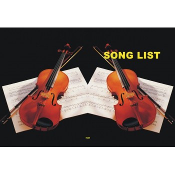 Chinese Songs list  for Chinese MIDI Karaoke Songs DMD-8000
