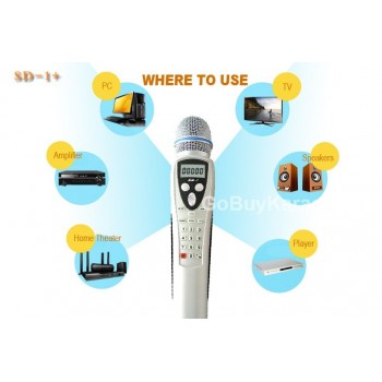 Home Karaoke Player Thai English Songs Magic Karaoke Sing Microphone Karaoke Machine, Play KTV/MTV/CDG,Portable Recordable