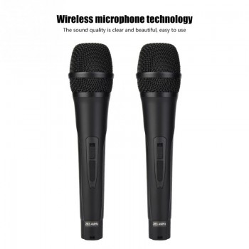 Handheld Mini Home KTV Wireless WIFI Karaoke Machine with Two Microphone Convenient And Simple LINE Port