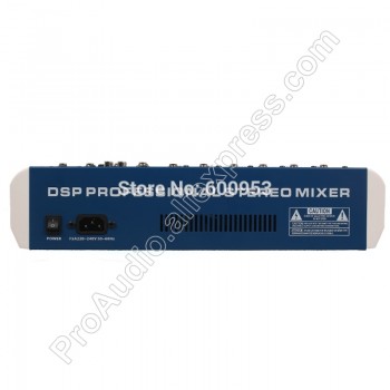 MICWL 10 Way Wireless Bluetooth USB 24BIT DSP 48V Phantom Power Mic Mixing Console Mixer