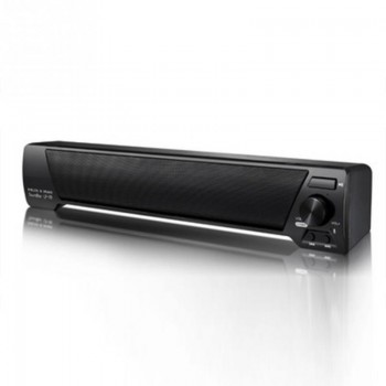Multi-function soundbar to 3.5mm audio Stereo 2.0 Single sound bar Speaker System with MIC for TV computer phone Home karaoke