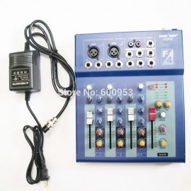 4 way mixer sound console 48v power supply Free shipping