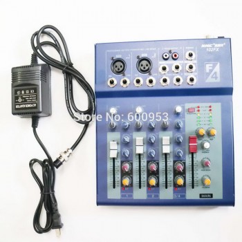 4 way mixer sound console 48v power supply Free shipping
