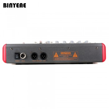 MLLSE Karaoke Sound Mixer,5 Channel for Music Mixing with Bluetooth Control,Monitor for Speaker SMR503